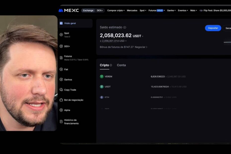 Augusto Backes mostrou conta com US$ 2 milhões em VEREM antes de colapso da criptomoeda