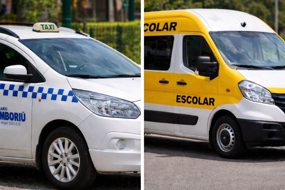 Táxis e transporte escolar devem se cadastrar para atuar em Balneário Camboriú até 31 de janeiro