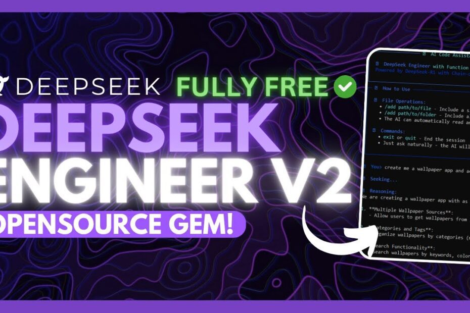 Deepseek Engineer V2: O Novo Codificador Multi-Agente Grátis - Rápido, Leve e Incrível!