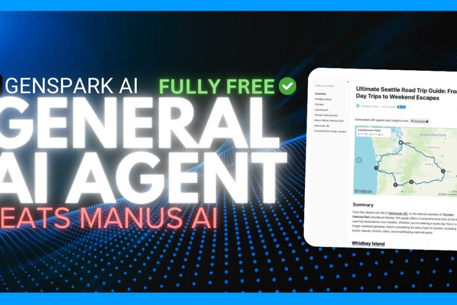 Descubra Genspark AI: O Primeiro Super Agente de IA que Supera Manus - Totalmente Grátis!