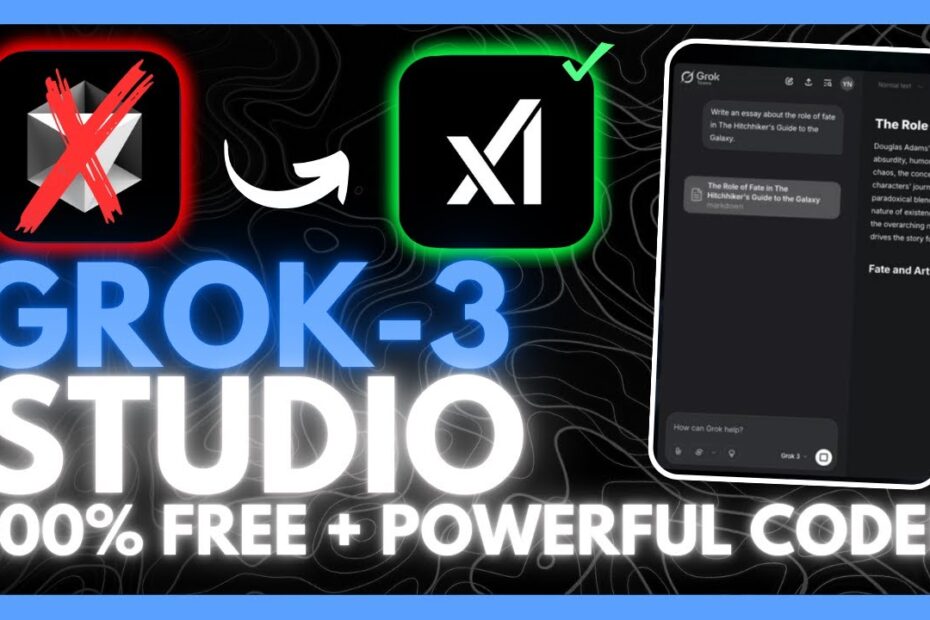 Descubra o Grok Studio da NEW xAI: O Incrível Codificador de IA Gratuito que Supera Bolt e v0!