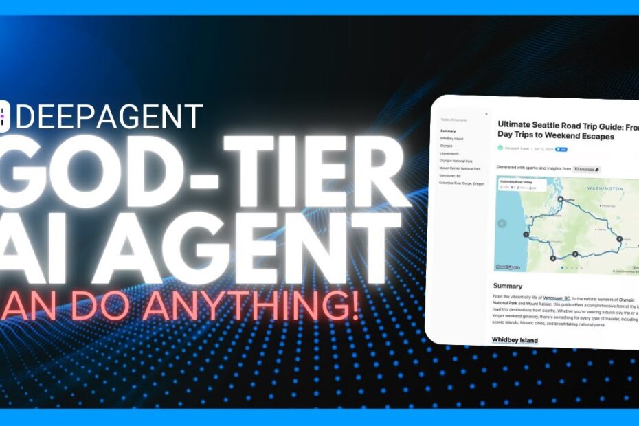 Descubra o NEW DeepAgent: O Primeiro Agente de IA de Nível Deus para Automação e Criação de Projetos Incríveis!