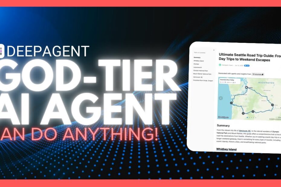 Descubra o Novo DeepAgent: O Primeiro Agente de IA de Nível Deus para Automação e Criação de Projetos!