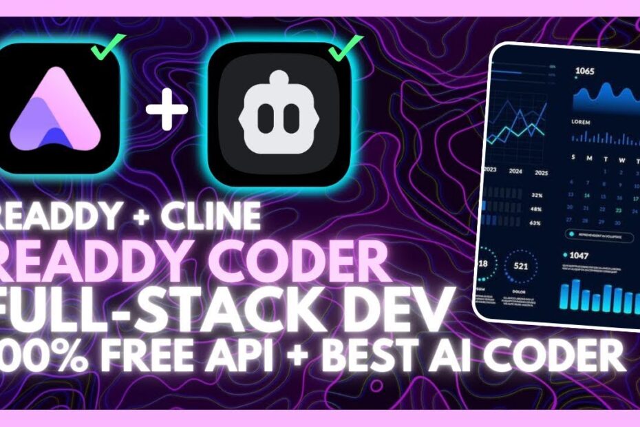 Desenvolva Aplicativos Full-Stack de Alta Qualidade Gratuitamente Sem Programar com Readdy e Cline