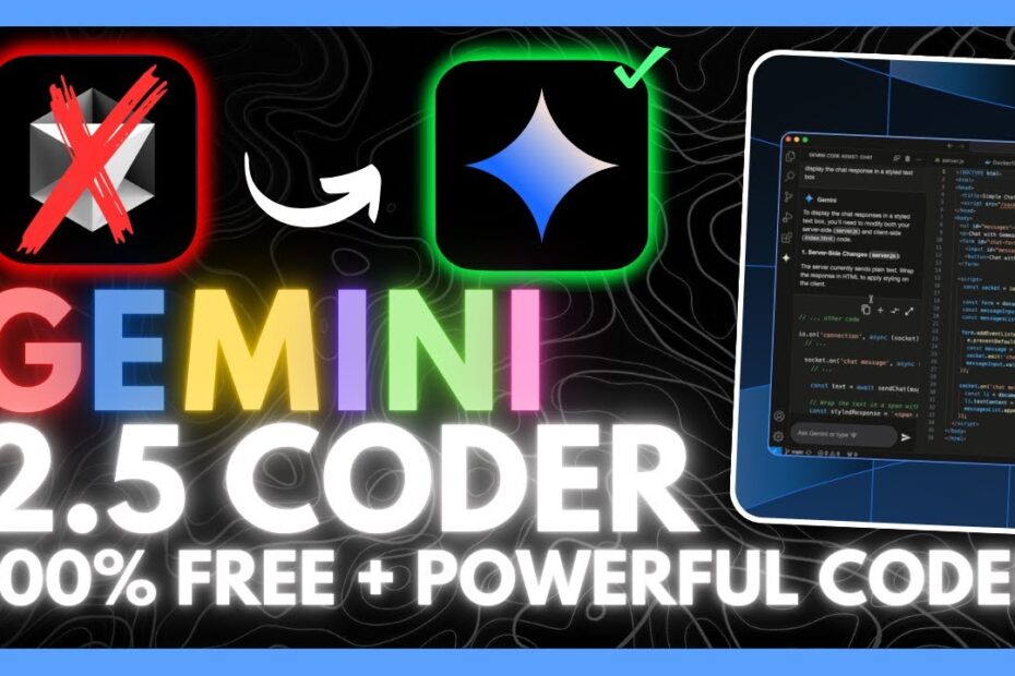 Gemini 2.5 Coder: Aprenda a Usar o Codificador AI Grátis do Google - Rápido e Eficiente!