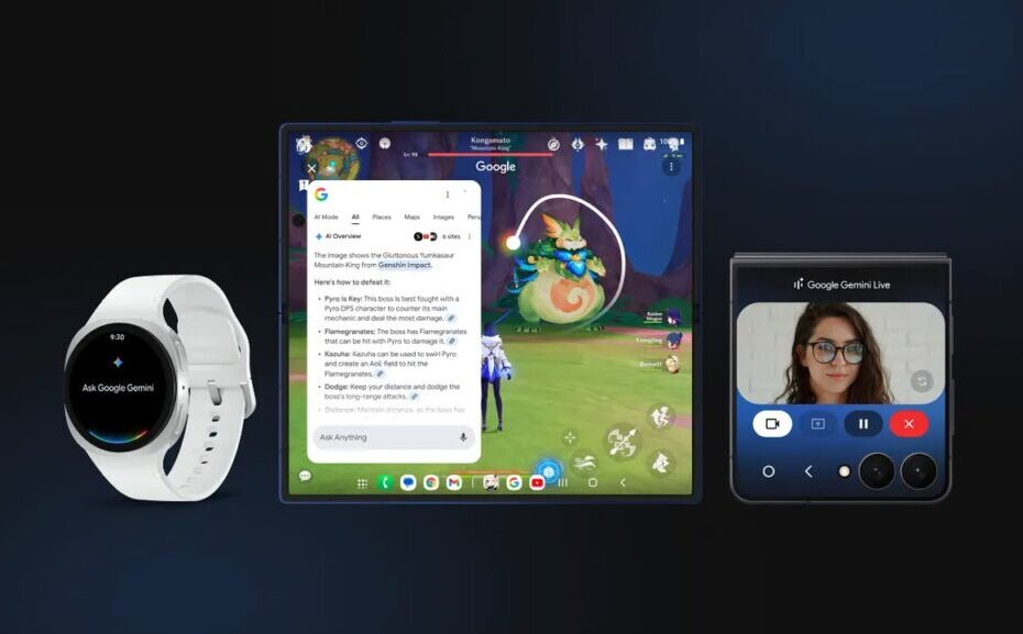 Novidades Circule para pesquisar e Gemini nos Galaxy