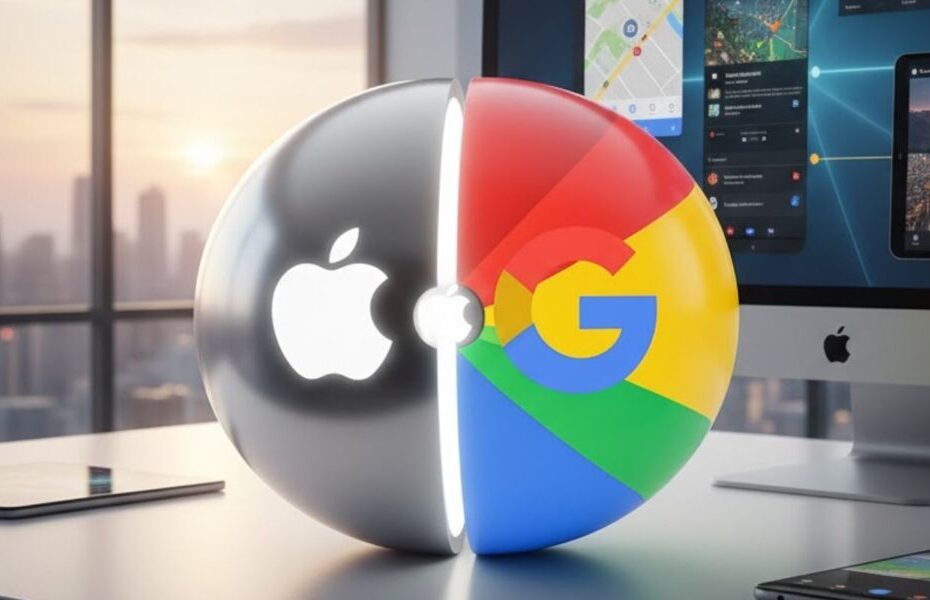 Google e Apple selam aliança inédita em inteligência artificial e mercado reage com ações em alta