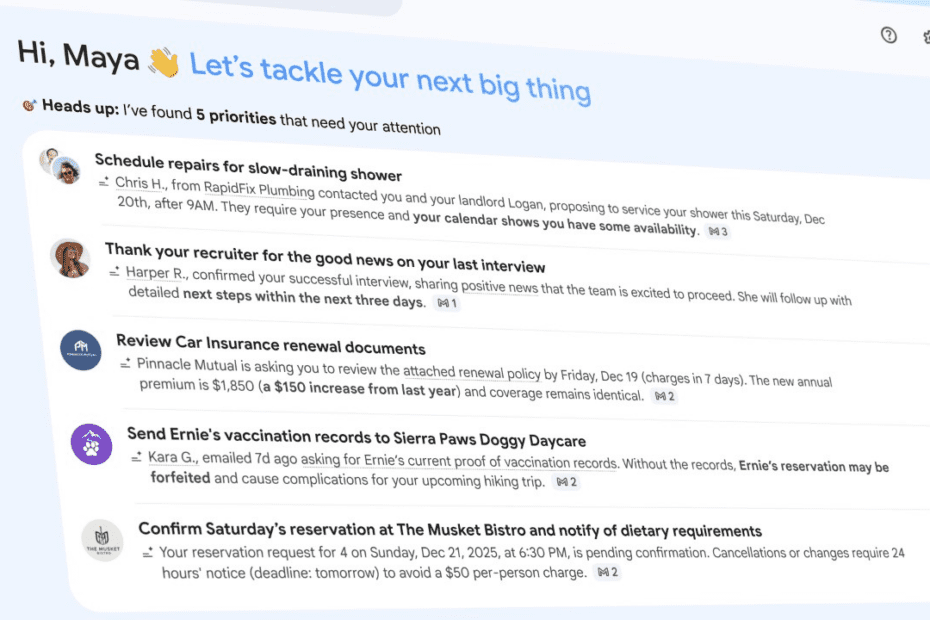 Google anuncia novos recursos de IA no Gmail