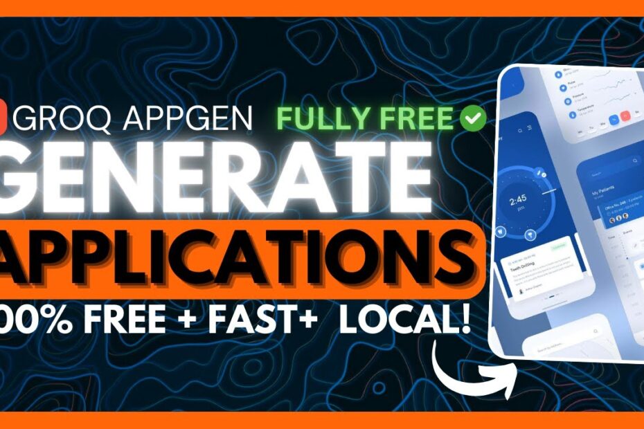 Groq AppGen: Atualização - Crie Aplicações Full-Stack Rápidas e Grátis com esta Ferramenta Open Source!