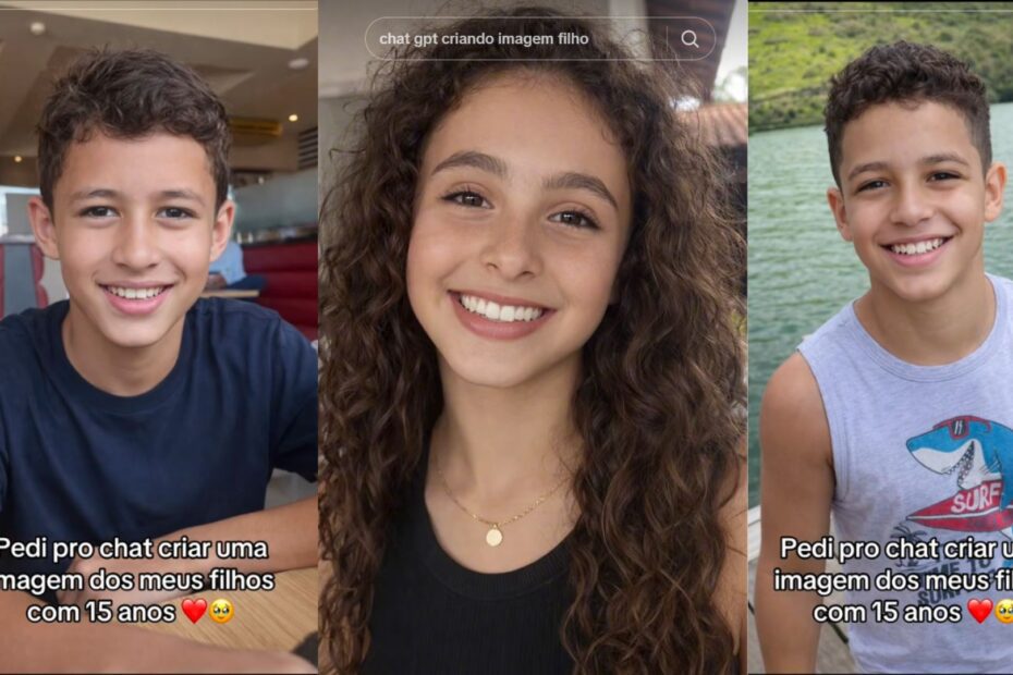 Como fazer a trend dos filhos no ChatGPT? Veja como eles irão envelhecer
