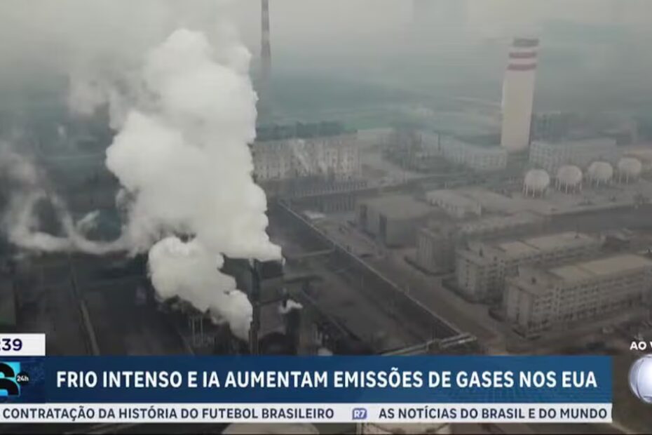 Frio intenso e inteligência artificial aumentam emissões de gases de efeito estufa nos EUA – Noticias R7