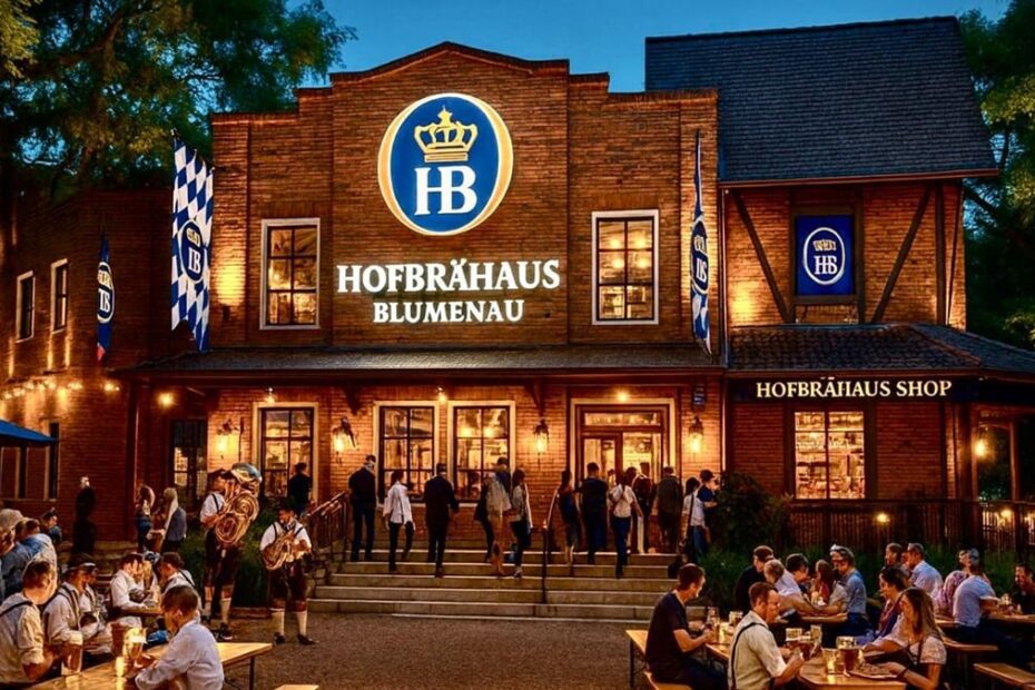 Inteligência artificial dá "spoiler" de como será a cervejaria da Hofbräuhaus em Blumenau