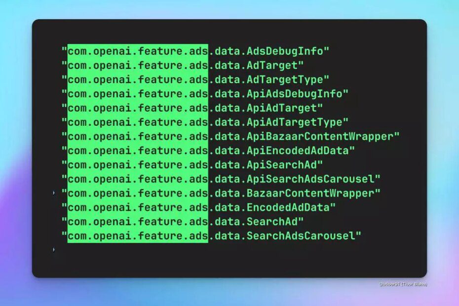 OpenAI trabalha em plataforma de publicidade no ChatGPT, mostra versão de teste de app