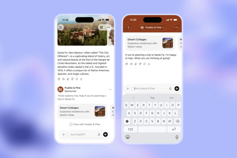 OpenAI detalha plano de inserção de anúncios no ChatGPT