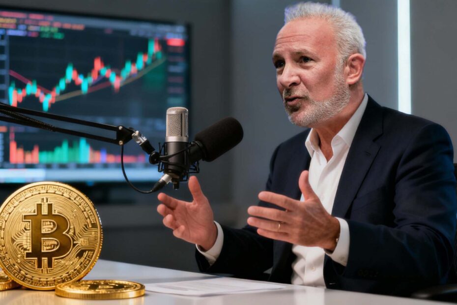 Peter Schiff renova críticas ao Bitcoin em nova entrevista