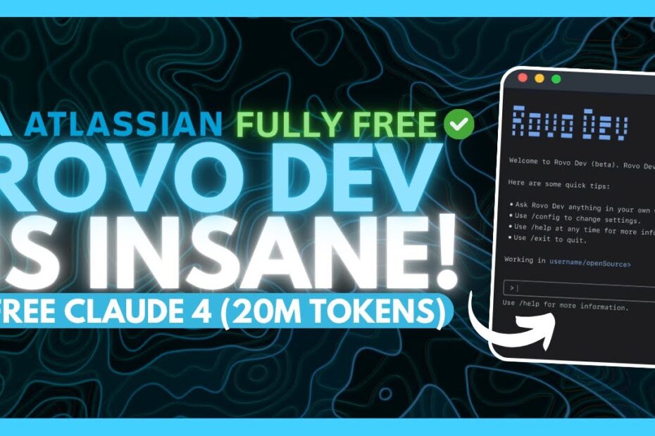 Rovo Dev Agent: Novo Agente de Codificação com 20 Milhões de Tokens Gratuitos por Dia no Claude 4 Sonnet - Adeus Gemini CLI!