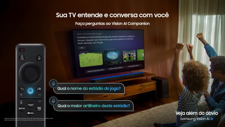 Samsung une paixão por futebol e Inteligência Artificial para transformar experiência de assistir a grandes partidas na América Latina