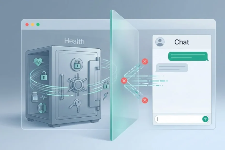 silo criptografado e sem treinar IA com dados médicos