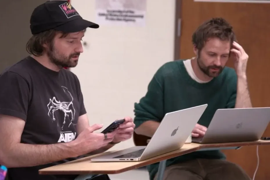 Os irmãos Duffer nos bastidores de Stranger Things 5