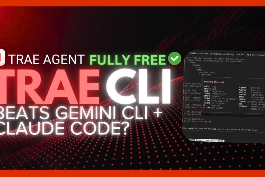 Trae Agent: O Código AI 100% Grátis e Open Source que Supera Gemini CLI e ClaudeCode