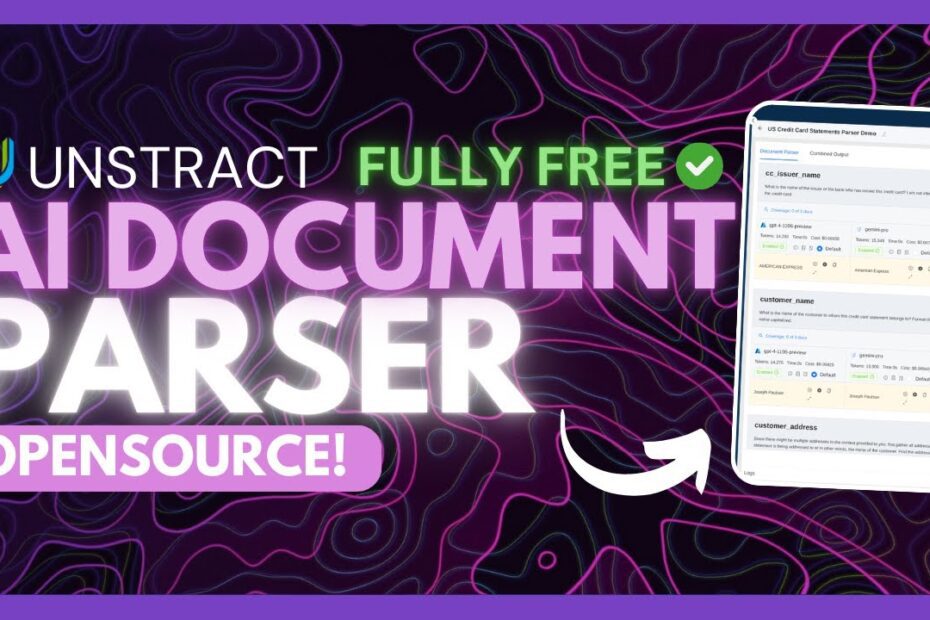 Unstruct: Como Extrair Dados de PDFs Complexos com o Parser de Documentos AI | Desafio LLM e Open Source
