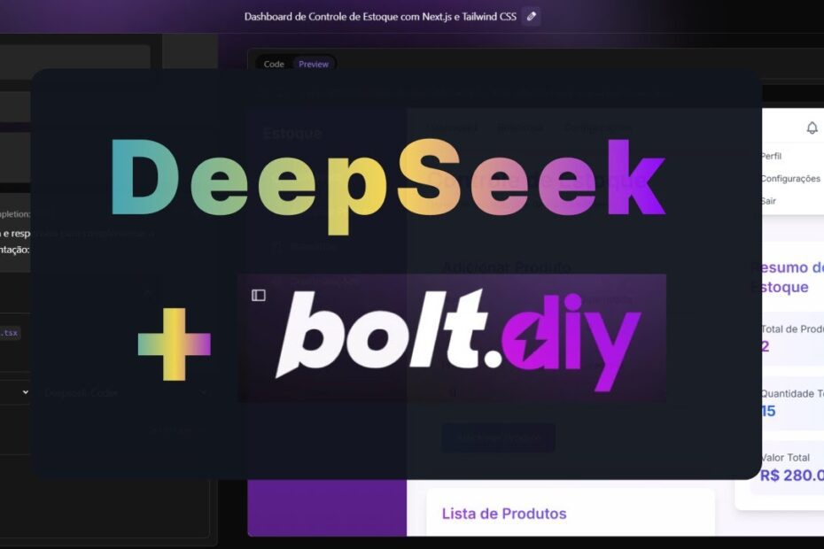 Aprenda a Criar um Projeto Incrível Usando DeepSeek e Bolt: Guia Completo para DIY