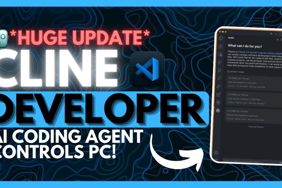 Atualização do Cline (ClaudeDev): O Melhor Agente de IA para Codificação que Controla Seu Computador e Automação de Código!