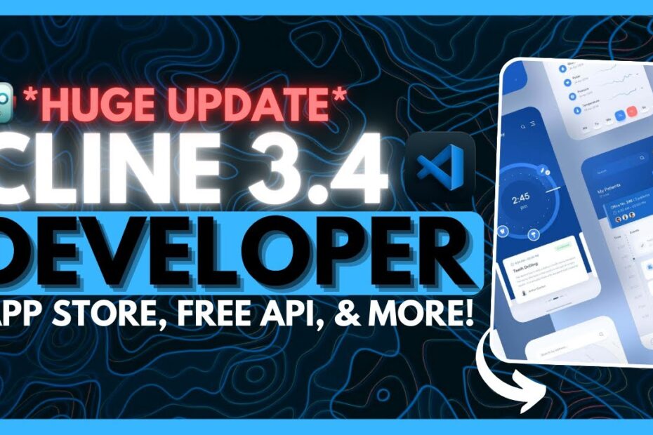 Atualização do Cline v3.4: Agente de Codificação AI Autónomo e Gratuito – API Livre, Diagramas e Mais!