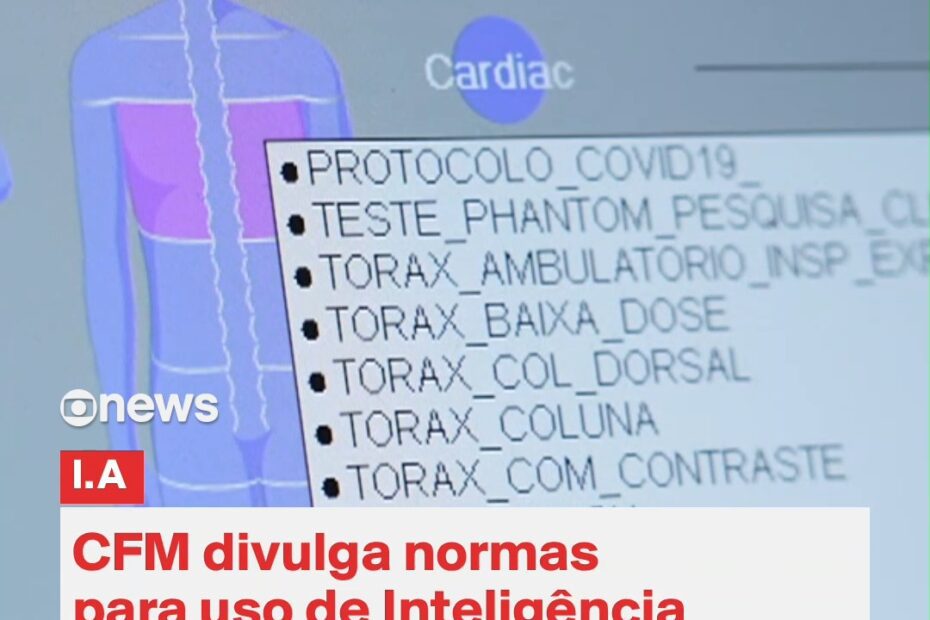 TECNOLOGIA – O Conselho Federal de Medicina (CFM) divulgou nesta sexta-feira (27) as regras para o uso da Inteligência Artificial na profissão. Médicos que usarem as ferramentas vão ter que fazer registro no prontuário. A resolução destaca que a tecnologia deve ser usada como apoio. A decisão de diagnóstico deve ser feita pelo médico. O CFM classificou o uso da IA em três níveis de risco: baixo (com uso liberado), como marcações de consultas; médio (com uso sob supervisão médica), como diagnósticos; e alto (com uso proibido), como a aplicação de medicamentos. Jeancarlo Cavalcante, 3º vice-presidente do CFM e chefe do Departamento de Inteligência Artificial do Conselho, ressaltou que o uso da IA é auxiliar e que a decisão final deve ser do médico. 💬 “Hoje, em todos os seguimentos da medicina já se usa inteligência artificial. Daí a necessidade de cada dia mais a gente ser transparente no uso dessa ferramenta e o médico estar atento para que ele seja o sempre o responsável desses resultados, e não a Inteligência Artificial, porque a supervisão humana na medicina ela tem que existir sempre.” A resolução do CFM entra em vigor daqui a 180 dias. ➡️ Acompanhe as atualizações na #globonews #J10 #IA #CFM