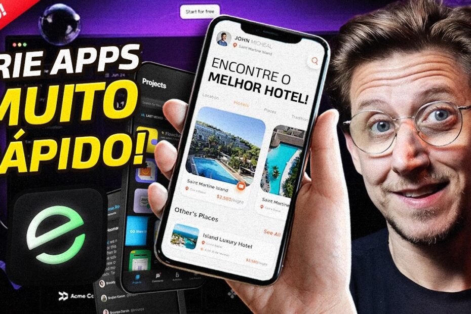 Crie Aplicativos Web e Mobile com Inteligência Artificial em Minutos: Review Completo do Emergent