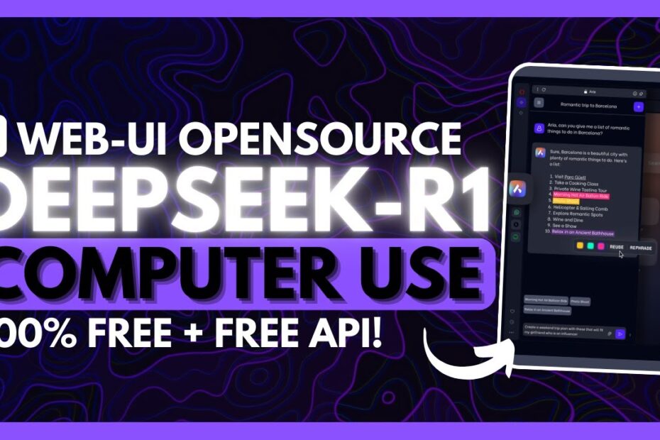 Deepseek-R1: Agente AI Gratuito Com Interface Intuitiva - Superando o OpenAI Operator!