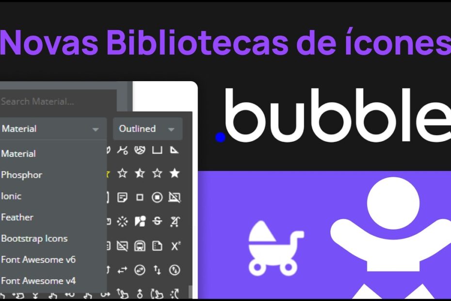 Descubra as Novas Bibliotecas de Ícones no Bubble: Melhore Seus Projetos com Estilo