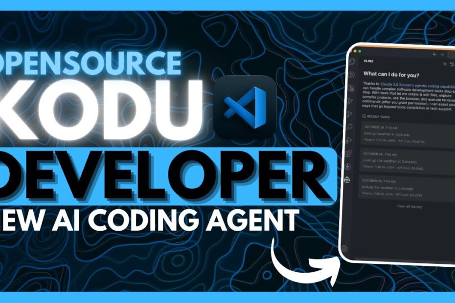 Descubra o Kodu: A Nova Alternativa ao Cline - Agente de Codificação AI Bate v0, Cursor e Bolt! Gratuito e Local!