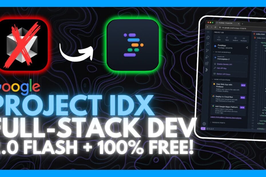 Descubra o Project IDX com Gemini 2.0: Editor de Código AI Grátis como Alternativa ao Cursor e Bolt!