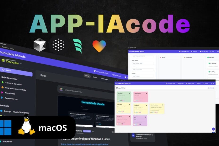 Desenvolva Aplicativos para Windows, Linux e MacOS com Windsurf, Blackbox, Lovable, Cursor e Supabase
