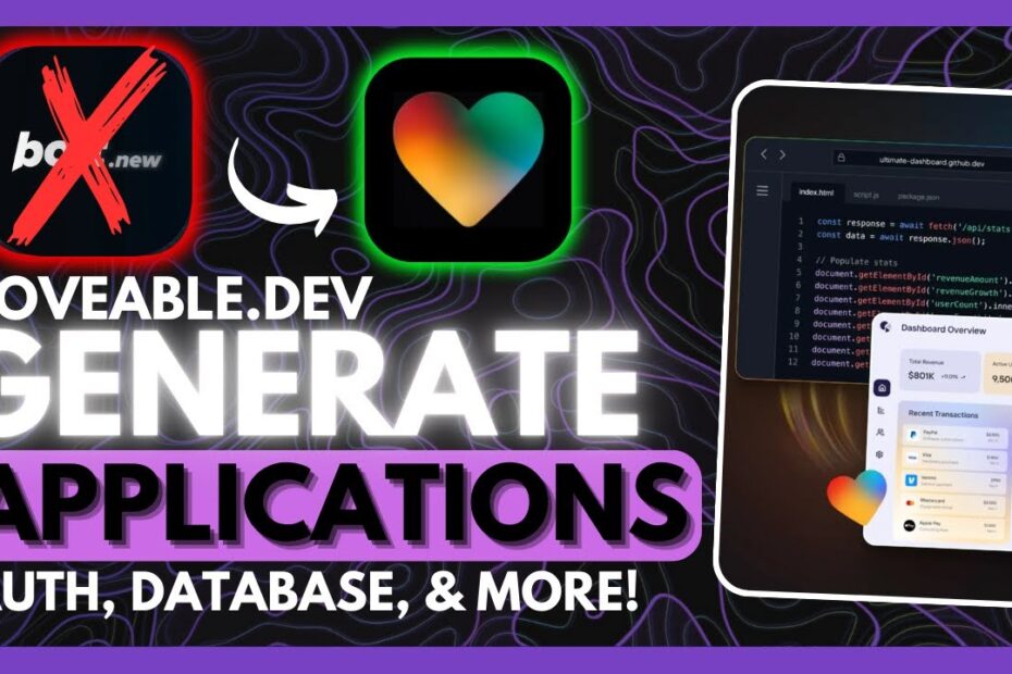 Desenvolva um App Full-Stack Sem Programar: Auth, Banco de Dados e Mais com Loveable!