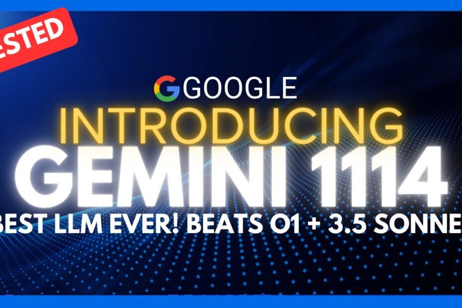 Gemini Exp 1114: O Melhor LLM Já Criado! Comparação Completa com o o1-Preview e Claude 3.5 Sonnet