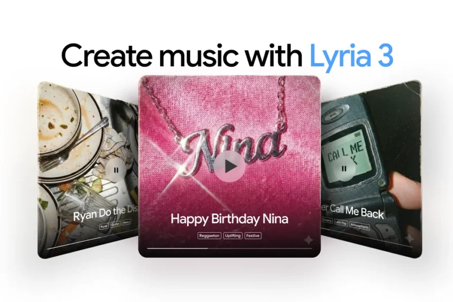 Google gemini lyria 3