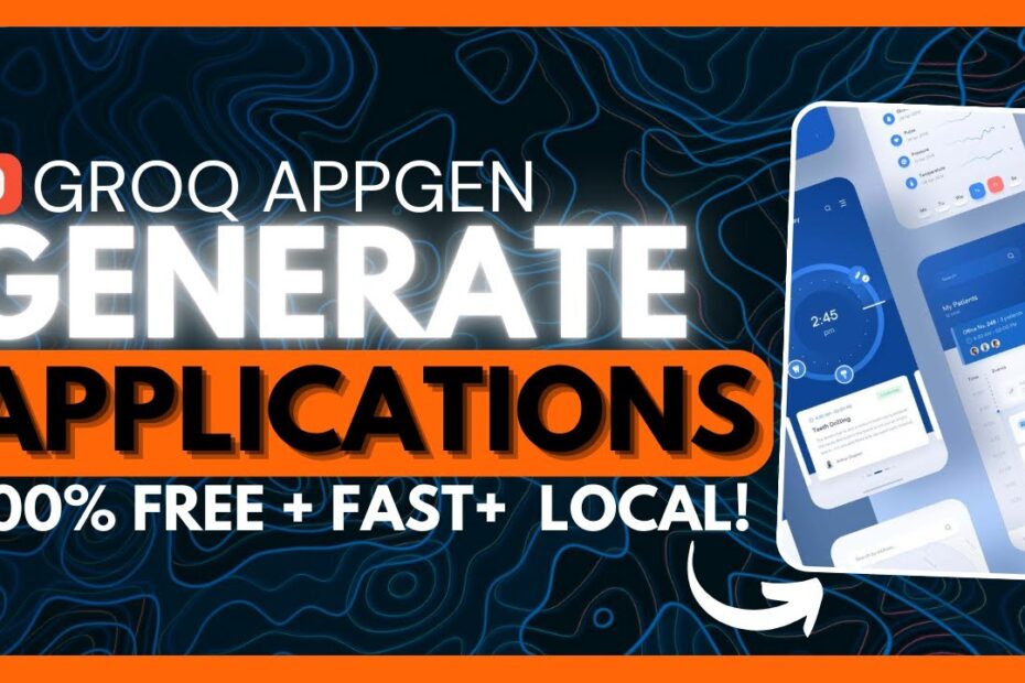 Groq AppGen: O Método Rápido e Gratuito para Criar Aplicações Full-Stack Open Source