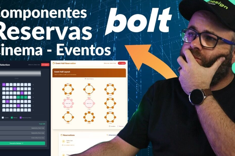 Guia Completo: Como Criar Componentes de Reservas de Mesas e Cadeiras com Bolt.New