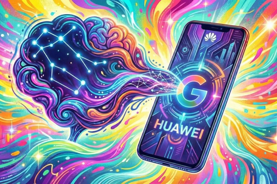 Como usar o Google Gemini em um celular Huawei?