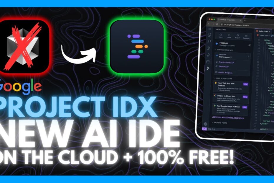Project IDX: Editor de AI Gratuito - A Solução Completa em Nuvem para Desenvolvimento de Software