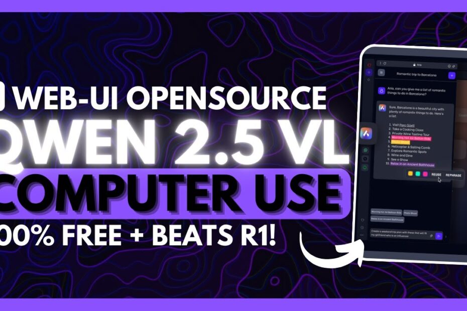 Qwen 2.5 VL: O Agente de IA Grátis com Interface que Supera o OpenAI Operator!