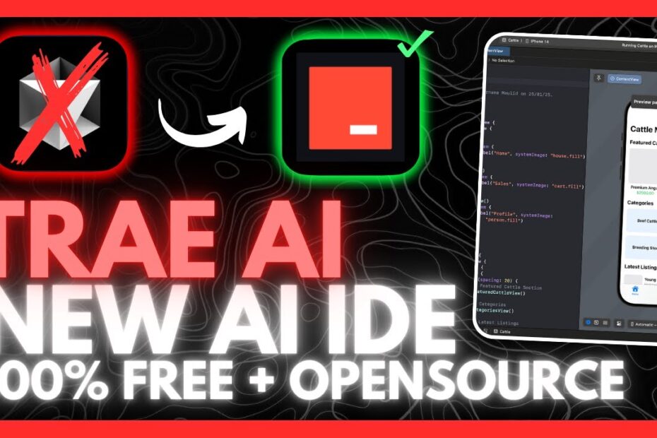 Trae IDE: O Melhor IDE Gratuito com Inteligência Artificial - Supere o Cursor e Windsurf! API Gratuita e Open Source!