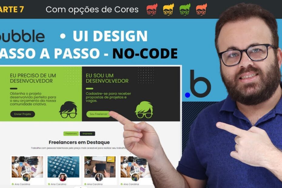 Bubble UI Design: Criação Completa de Home Page para Site de Empregos e Projetos Freelance Sem Código - Parte 7