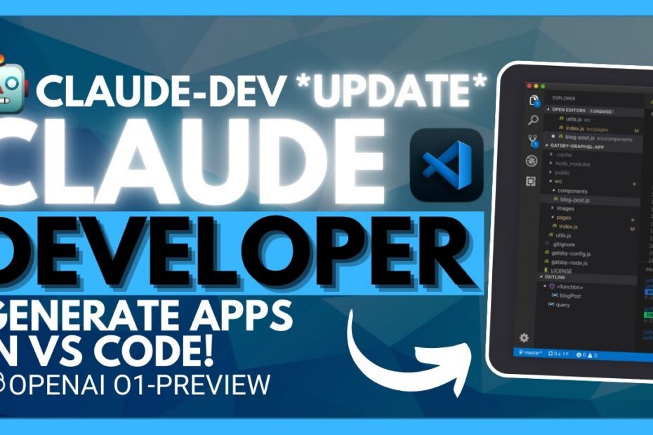 ClaudeDev Atualização: Como Gerar Aplicações no VS Code com Screenshot-To-Code e Preview do OpenAI o1