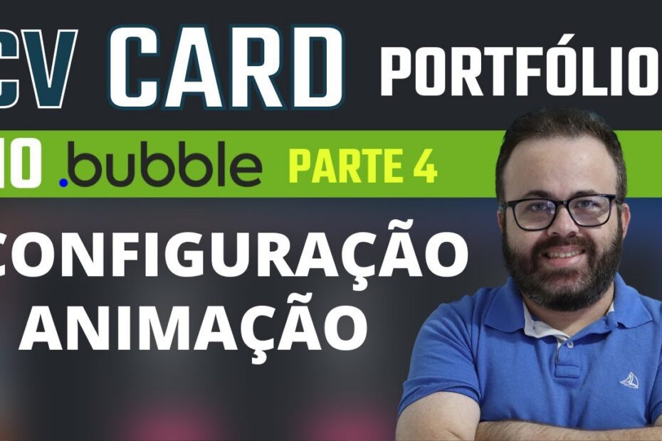 Como Criar um Portfólio Profissional com BUBBLE: Passo a Passo do CV Card - Parte 4 | UI Design e Layout sem Código