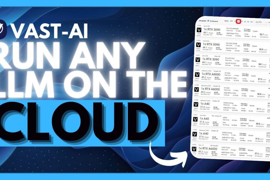 Como Executar Qualquer Modelo de Linguagem com Vast AI Usando GPU na Nuvem e Ollama
