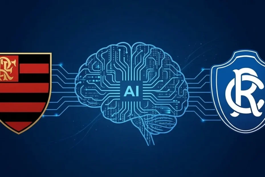 Inteligência Artificial prevê placar exato de Flamengo x Remo pelo Brasileirão