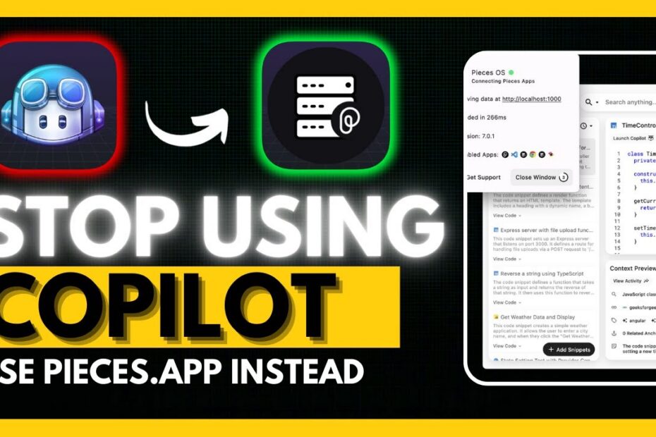 Descubra o Pieces App: O Melhor Copilot de IA para Fluxos de Trabalho de Programação com Janelas de Contexto ao Vivo para LLMs!